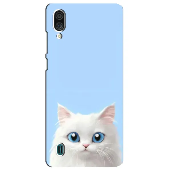 Чехол с рисунком «Белый кот» для ZTE Blade A51 Lite Чехол с рисунком «Белый кот» для ZTE Blade A51 Lite