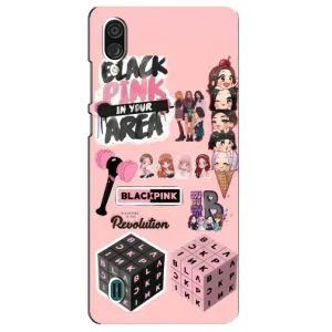 Чохли з картинкою для ZTE Blade A51 Lite (BLACK PINK колаж)