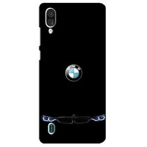 Силиконовый бампер с картинкой машины на ZTE Blade A51 Lite (Черный BMW)