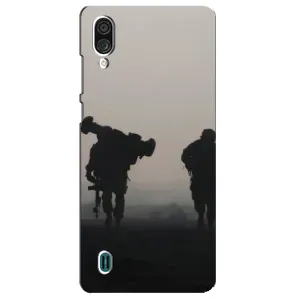 Чехлы на военную тематику для ZTE Blade A51 Lite (Бой солдат)