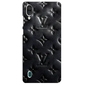Текстурный Чехол Louis Vuitton для ЗТЕ Блейд А51 Лайт (Черный ЛВ)