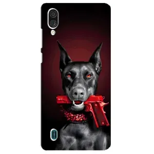 Чохол ДОБЕРМАН для ZTE Blade A51 Lite (Доберман злий)