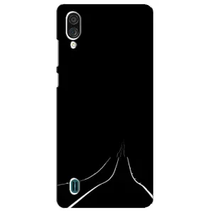 Чехол с картинками на черном фоне для ZTE Blade A51 Lite (Дорога)