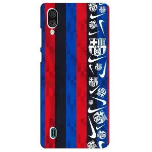 Чехол для ZTE Blade A51 Lite (Барселона) (Фанат Барсы)
