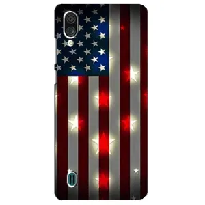 Чехол Флаг USA для ZTE Blade A51 Lite (Флаг США 2)
