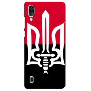 Чохли УПА (Червоно-Чорний) на ZTE Blade A51 Lite (Герб України)