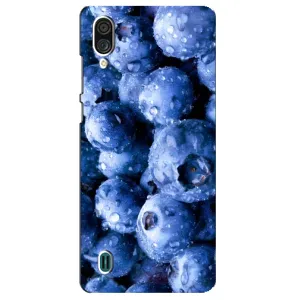Чехол с изображением вкусной еды для ZTE Blade A51 Lite (Голубика)