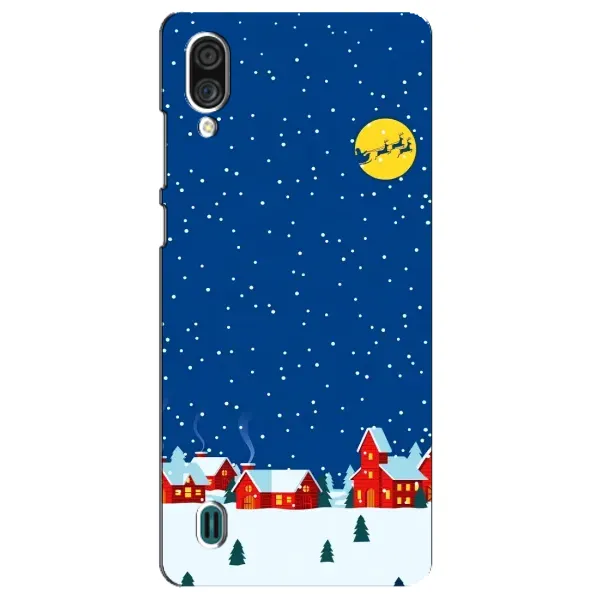 Чехол с рисунком «Город в снегу» для ZTE Blade A51 Lite