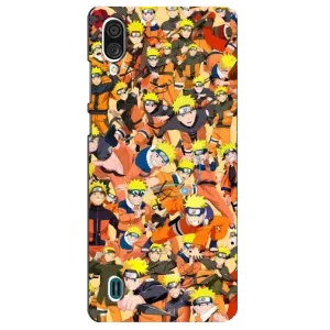 Чехлы с принтом Наруто на ZTE Blade A51 Lite (Коллаж Наруто)