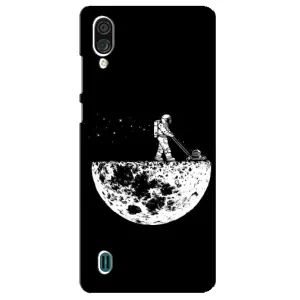 Силиконовый Чехол с принтом "Космонавты" на ZTE Blade A51 Lite (Космонавт)