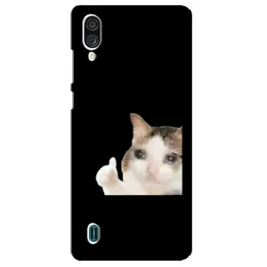 Бампер с принтом Мемы для ZTE Blade A51 Lite (Кот в слезах)