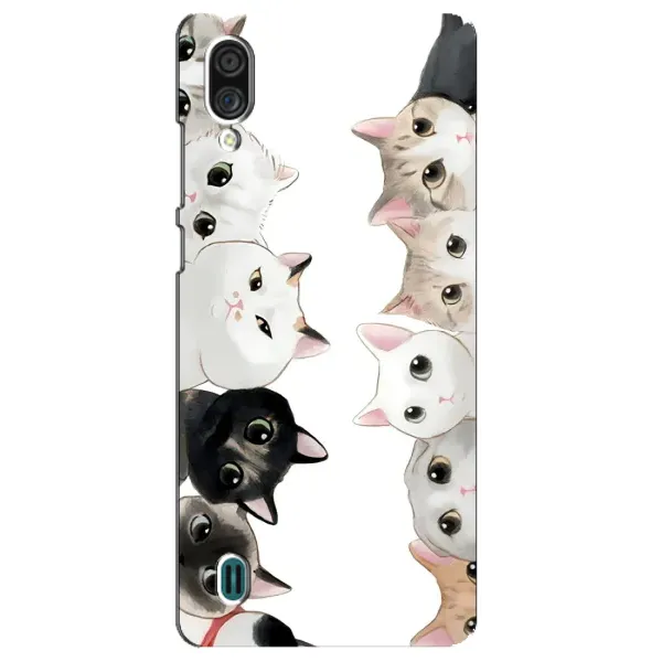 Чехол с рисунком «Коты» для ZTE Blade A51 Lite