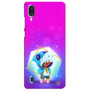 Чохол Бравл Старс для ZTE Blade A51 Lite (Леон у костюмі Акули)