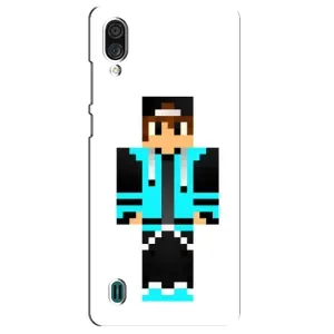 Чехлы для ZTE Blade A51 Lite (Персонажи Майн Крафт) (Мальчик в голубом)