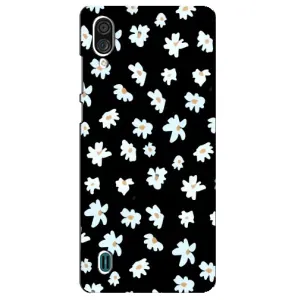Чехол с ромашками на ZTE Blade A51 Lite (Маленькие ромашки)