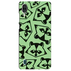 Силіконовий Чохол з Энотами на ZTE Blade A51 Lite (Мордочки Єнота)
