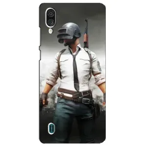 Силиконовый чехол с картинкой "Герой Pubg" на ZTE Blade A51 Lite (Пабг)