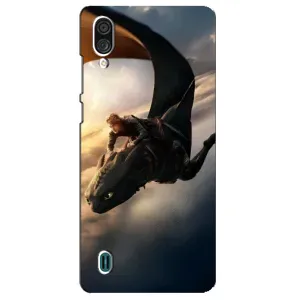 Чехол дракон Беззубик для ZTE Blade A51 Lite (Полет Беззубика)