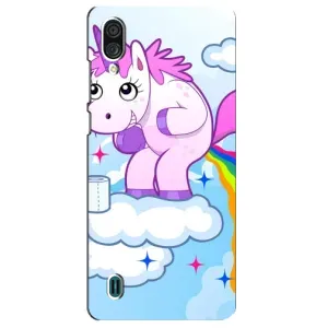 Чохол Unicorn на ZTE Blade A51 Lite (Веселка Єдиноріга)