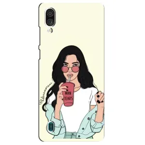 Силіконовый Чохол на ZTE Blade A51 Lite з картинкой Модных девушек (З напоєм)