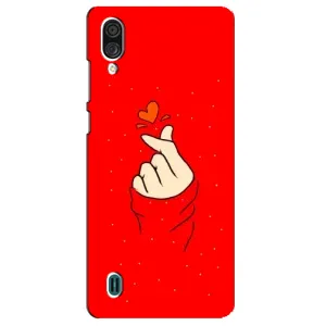 Чохол (Знак сердечка) для ZTE Blade A51 Lite (Сердечко на червоному)