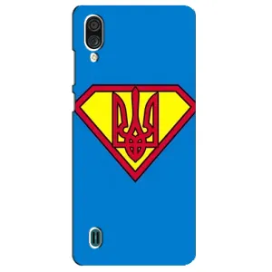 Чохол з картинкою (Патріотичний ГЕРБ) на ZTE Blade A51 Lite (Герб - супер герой)