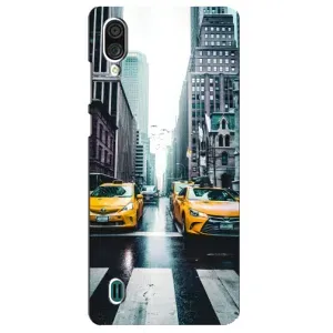 Силиконовый бампер (Работники) на ZTE Blade A51 Lite (Такси)