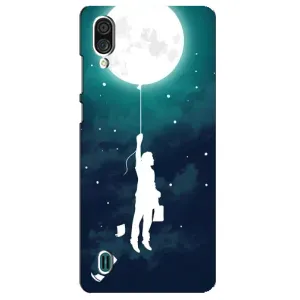 Чехол (ТПУ) с планетами на ZTE Blade A51 Lite (To The moon)