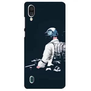 Силиконовый чехол с картинкой "Герой Pubg" на ZTE Blade A51 Lite (В экиперовке)
