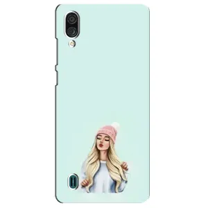 Силіконовый Чохол на ZTE Blade A51 Lite з картинкой Модных девушек (В шапці)