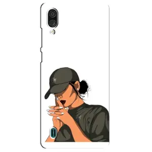 Силіконовый Чохол на ZTE Blade A51 Lite з картинкой Модных девушек (У зеленому)