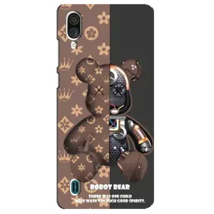 Силиконовый чехол для ZTE Blade A51 Lite (Медмедь Луи Виттон)