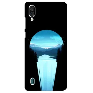Летний Чехол на ZTE Blade A51 Lite (Синий Водопад)