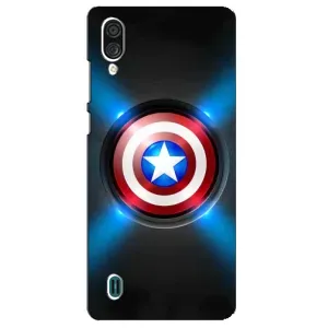 Чехол с Щитом Капитана Америки на ZTE Blade A51 Lite (Яркий Щит Капитана)