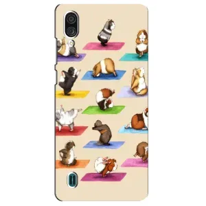 Чехол с Прикольным принтом на ZTE Blade A51 Lite (Ёга свинок)