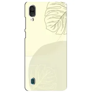 Чехол цветочный дизайн для ZTE Blade A51 Lite (Зелёный фон)