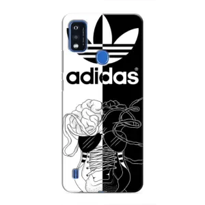 Чехол в стиле "Адидас" для ЗТЕ Блейд А51 (Adidas шнурки)