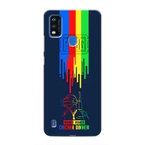 Чехол (TPU) с картинкой "Лого Пабг" на ЗТЕ Блейд А51 (Арт Пабг)