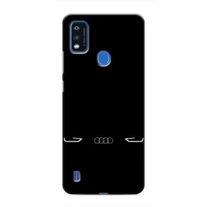 Силіконовий бампер з картинкою машини на ZTE Blade A51 (Сілует Audi)