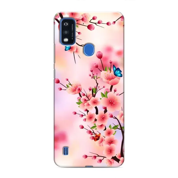 Чехол с рисунком «Бабочки на сакуре» для ZTE Blade A51 Чехол с рисунком «Бабочки на сакуре» для ZTE Blade A51