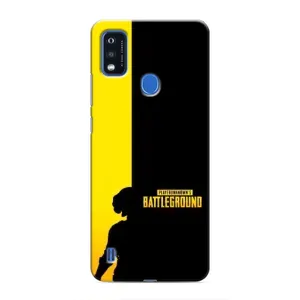 Чехол (TPU) с картинкой "Лого Пабг" на ЗТЕ Блейд А51 (Battlegrounds)