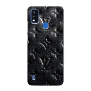 Текстурный Чехол Louis Vuitton для ЗТЕ Блейд А51 (Черный ЛВ)