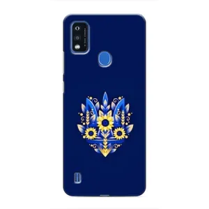 Чохол Укр Символіка для ZTE Blade A51 (Квітучий Герб)