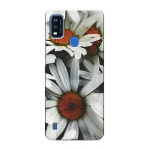 Чехол с ромашками на ZTE Blade A51 (Цветы Ромашки)
