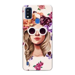 Чохол з картинкою Модні Дівчата ZTE Blade A51 (Дівчина в окулярах)