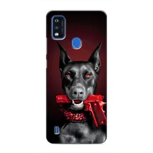 Чехол ДОБЕРМАН для ZTE Blade A51 (Доберман злой)
