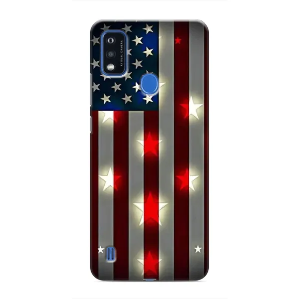Чехол с рисунком «Флаг США 2» для ZTE Blade A51 Чехол с рисунком «Флаг США 2» для ZTE Blade A51