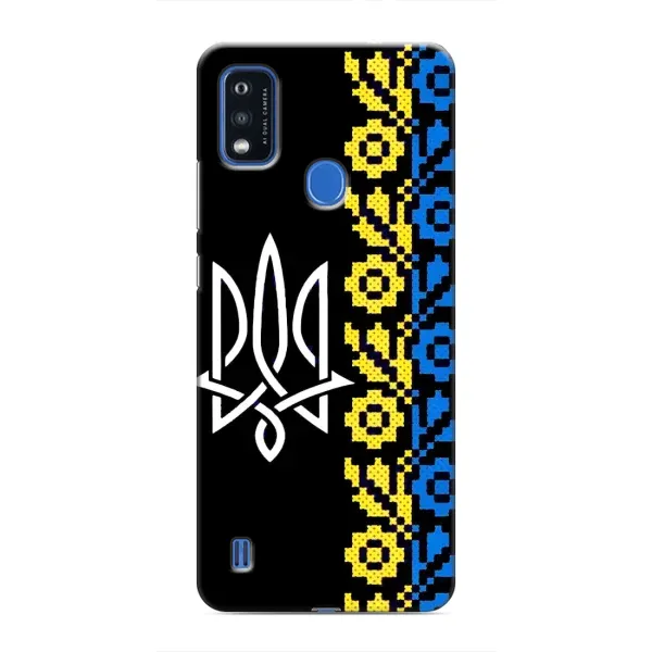 Чехол с рисунком «Герб и вышыванка» для ZTE Blade A51 Чехол с рисунком «Герб и вышыванка» для ZTE Blade A51