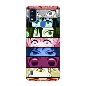 Силиконовые чехлы с глазами Anime для ЗТЕ Блейд А51 (Глаза Хашира)