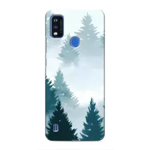 Летний Чехол на ZTE Blade A51 (Горный лес)
